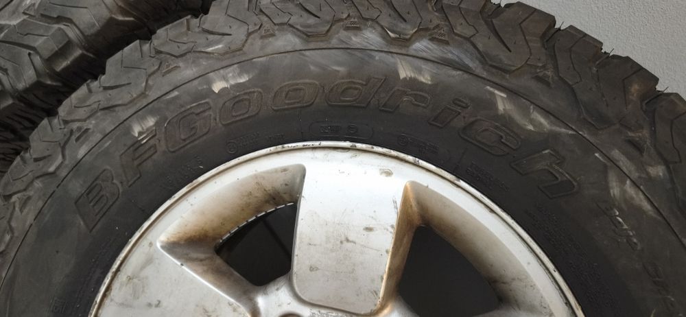 5 BF Goodrich KO2 285/70R17 + Jantes Originais 17" | Jeep Wrangler WJ WK TT