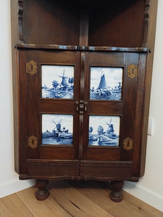 Stara szafka komoda kuchenna narożnikowa antyk