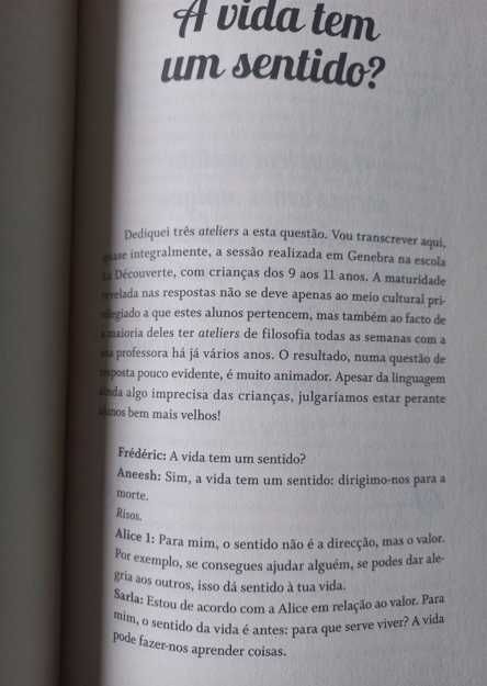 Filosofar e Meditar com as Crianças - Frédéric Lenoir