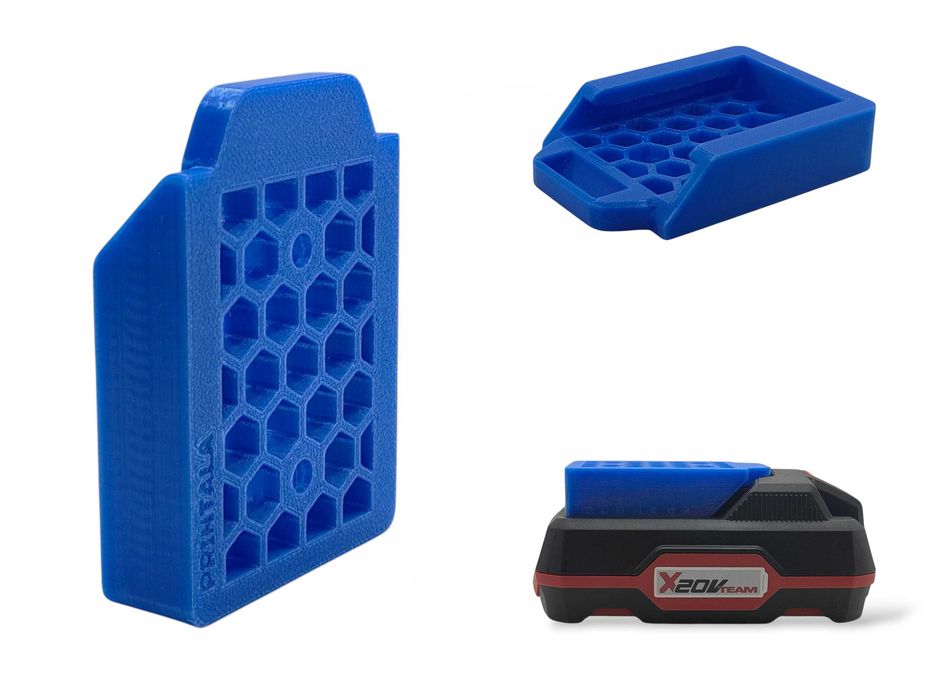 Uchwyt Baterii Parkside X20V - Solidna Jakość Wytrzymały / Niebieski