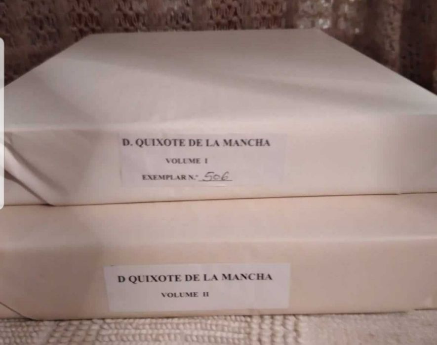 Dom Quixote de La Mancha - Cervantes - 2 livros novos da Lello