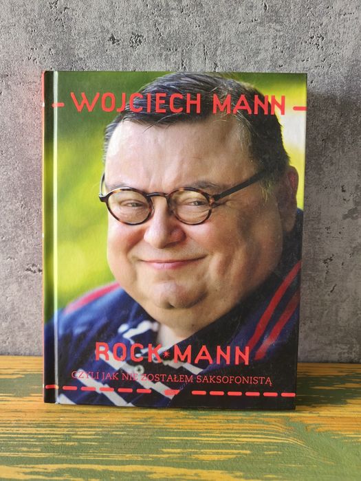 Wojciech Mann książka Rock-Mann stan bdb