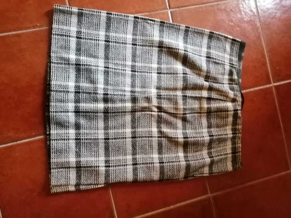 saia tons branco e preto tamanho l