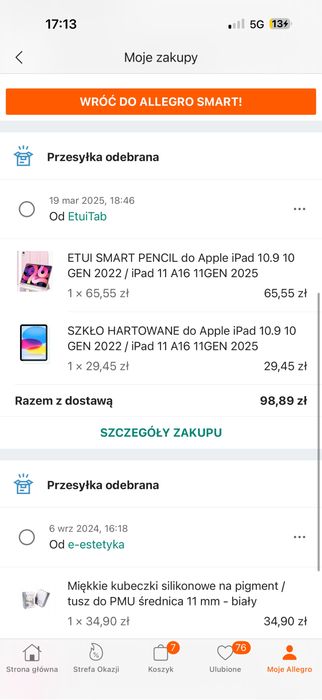 ad Pro 11 M5 256GB 5G Cellular | Gwarancja 03.2027 | Jak nowy