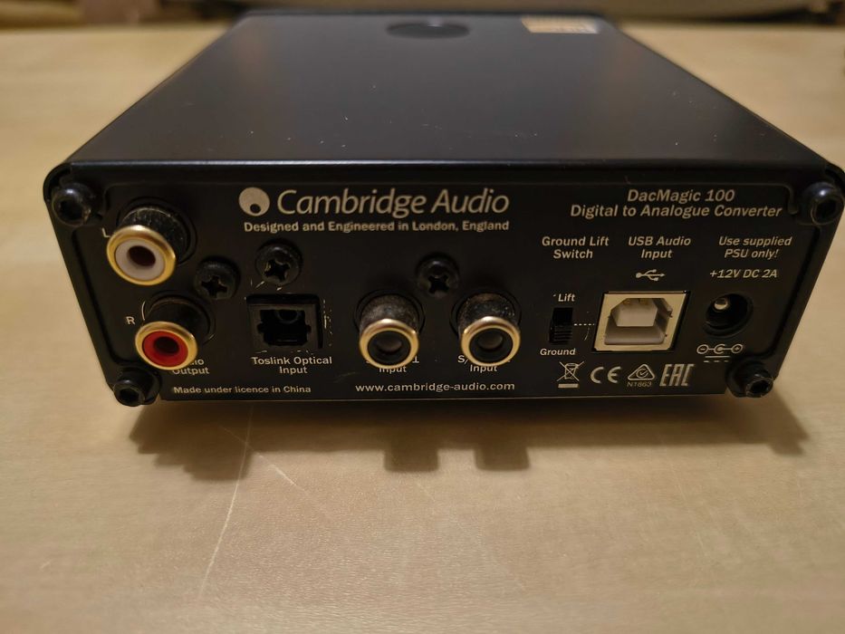 Konwerter DAC Cambridge Audio DacMagic 100 - czarny