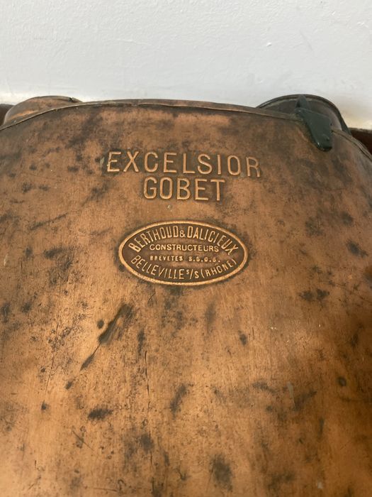 Pulverizador "Mochila" antiga em cobre Excelsior Gobet - incompleto