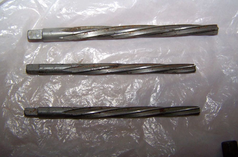 Развертки слесарные по металлу  разных размеров