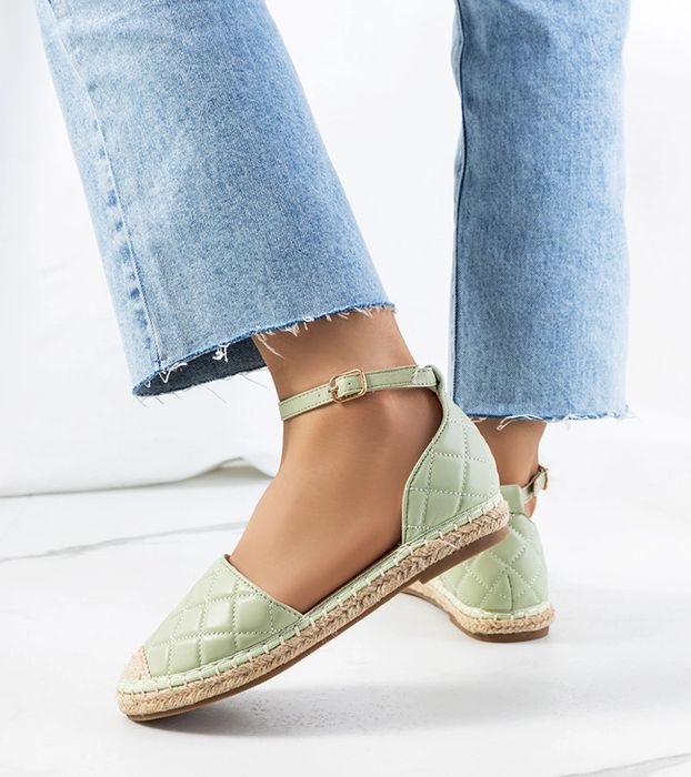 Zielone espadryle Faiza