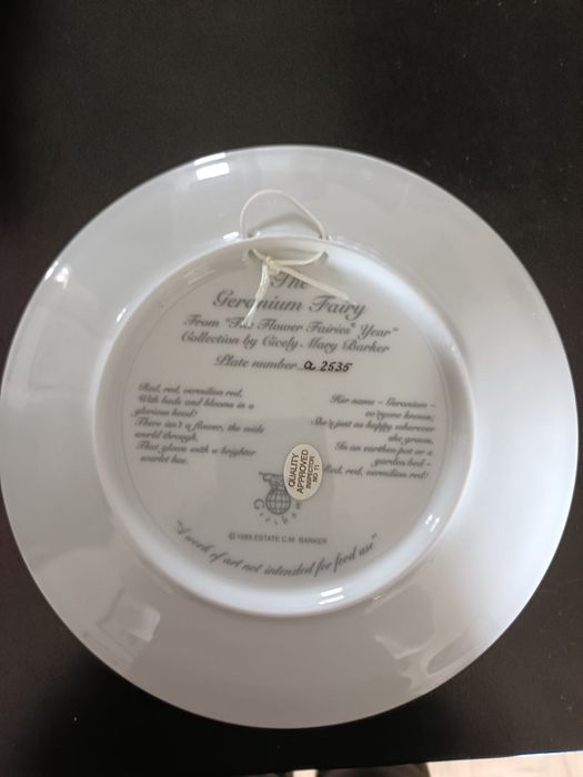 Numbered Porcelain Plates64739572866945125