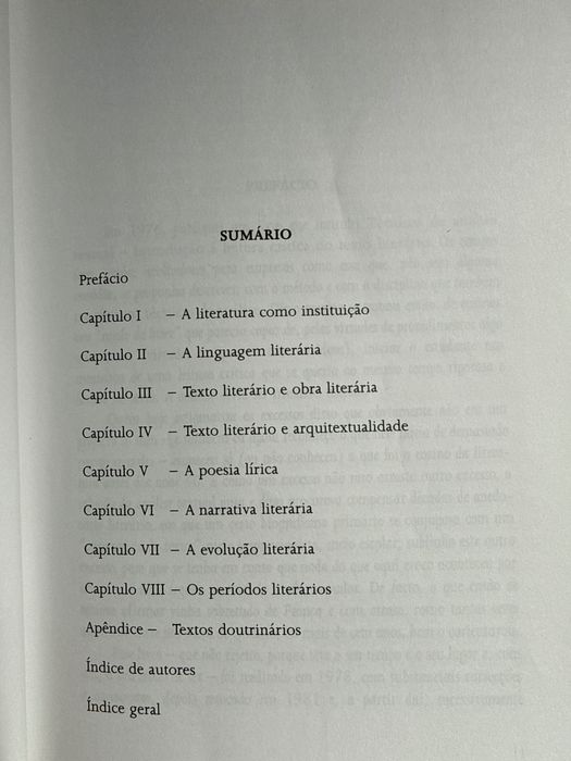 O conhecimento da Literatura