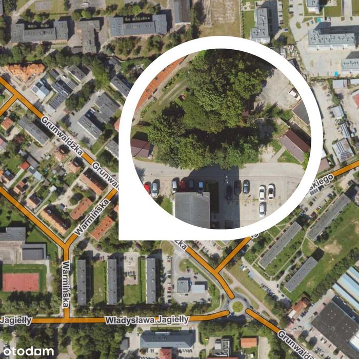 Działka budowlana w centrum Ostródy + pozwolenie na budowę z projektem - Widok 2