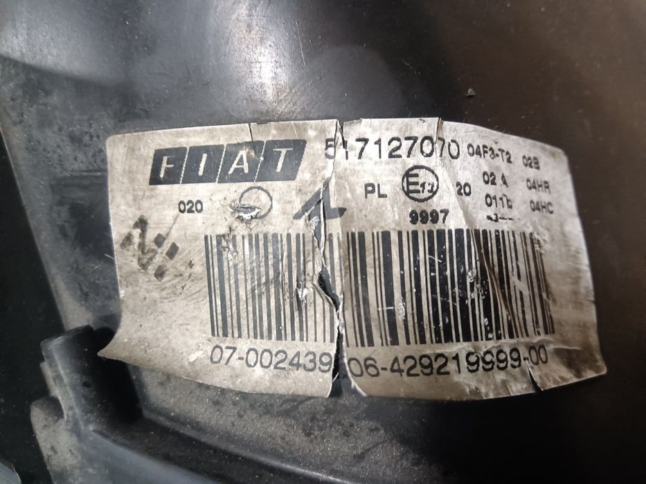 Farol Fiat stilo ótica 2004 lado direito original