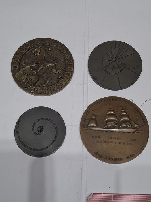 1 Medalhas Banco Borges Irmão  CGD Banco Nacional  ultramarino UBP