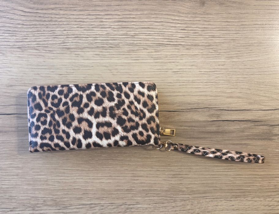 Portfel Damski w Panterkę Jaśniejszy
