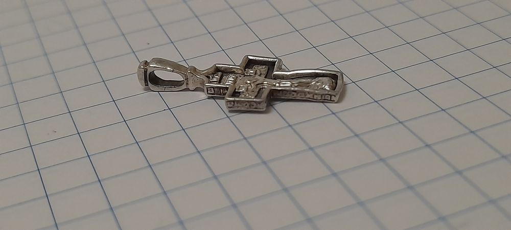Хрестик срібло 925пр