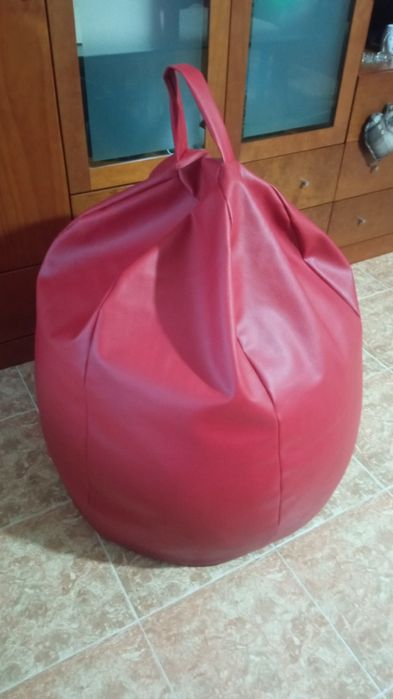 Puff Vermelho - Diâmetro 70cm e 85cm Altura