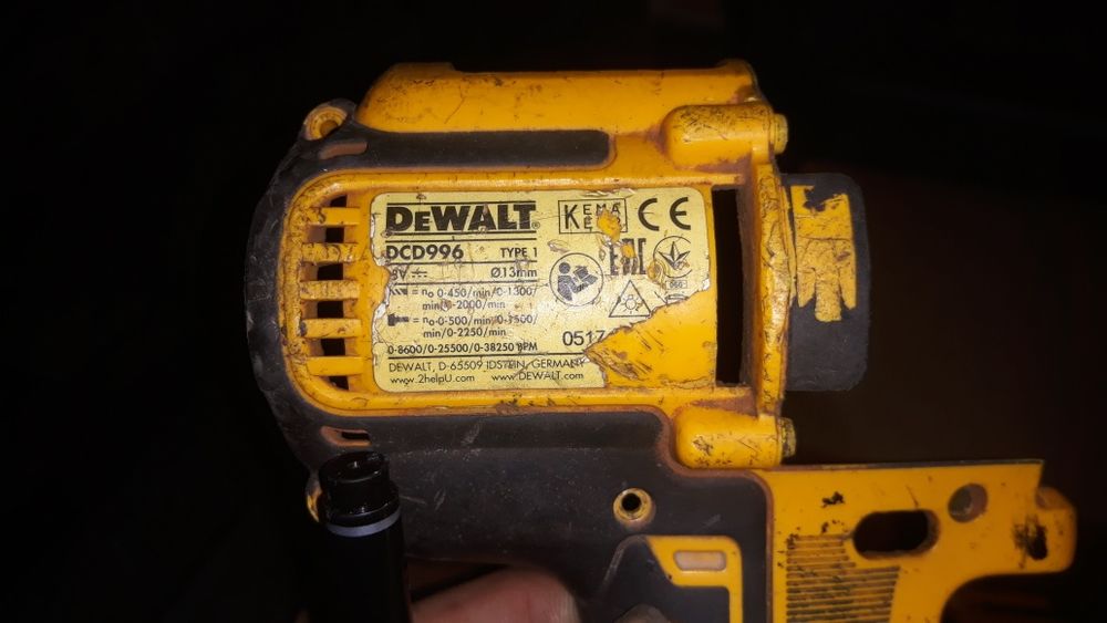 Wkretarka Dewalt DCD 996 2szt na czesci