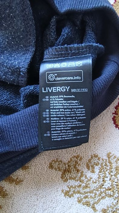 Bluza z kapturem firmy Livergy rozm L - 35 zł