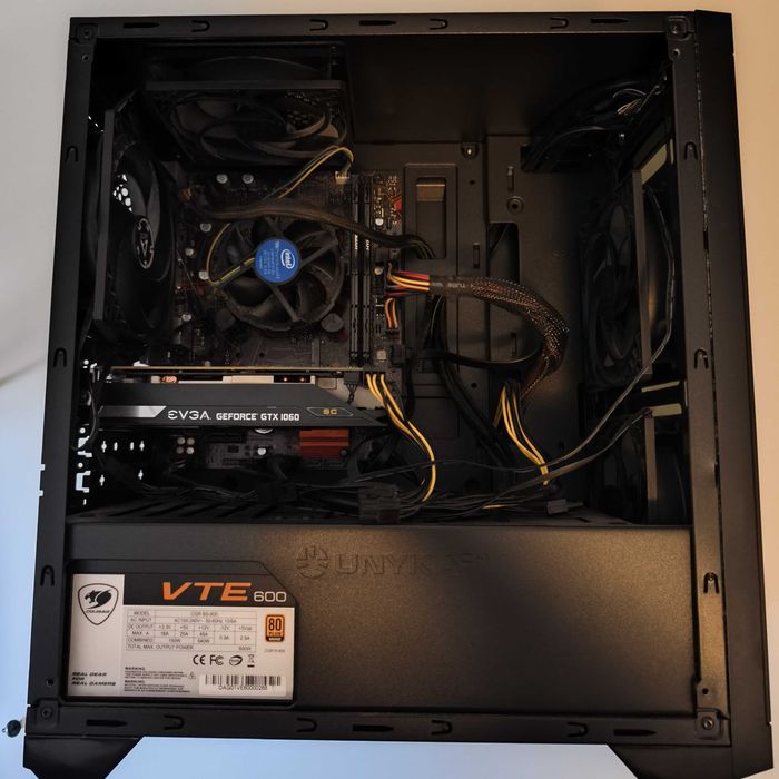 PC Desktop Gaming com Intel i5-9400F, EVGA GTX 1060 e 24GB RAM