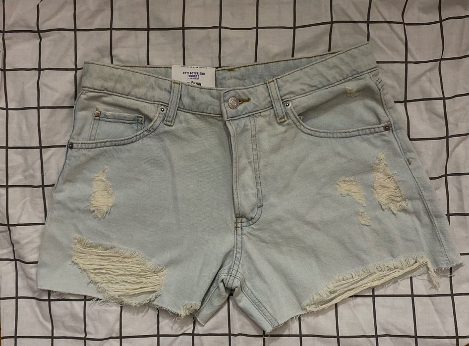 джинсовые шорты женские H&M