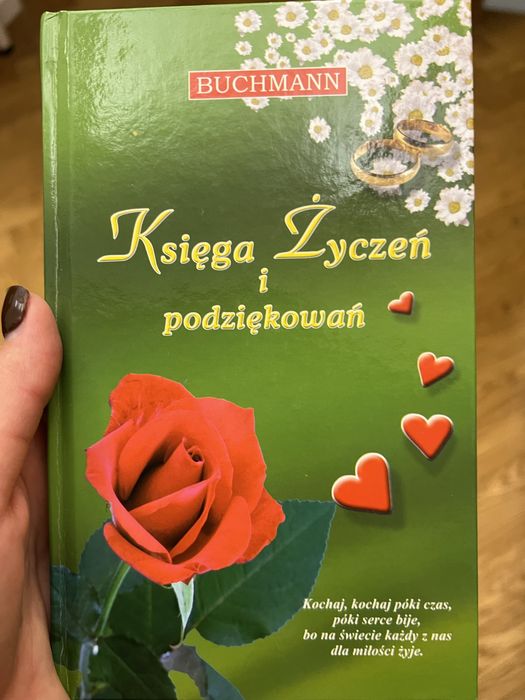 Książka życzeń i podziękowań