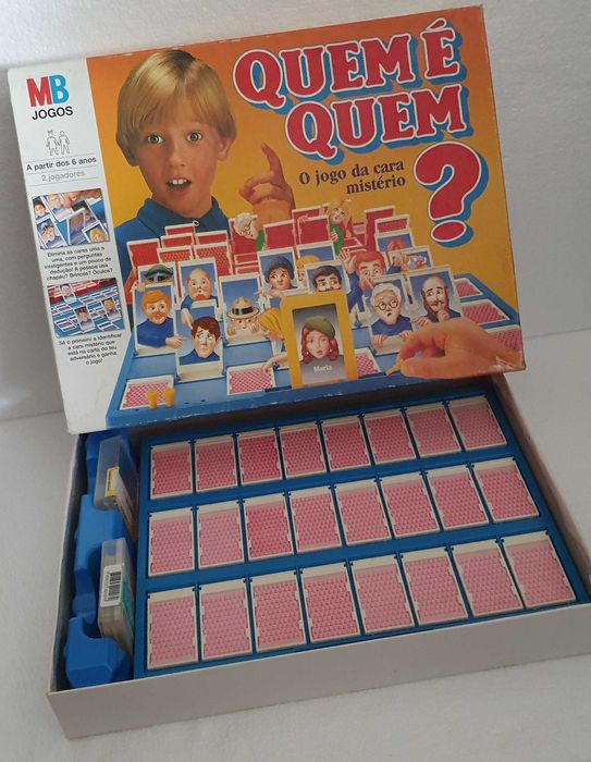 Jogo vintage, Quem é Quem? O Jogo da Cara Mistério - MB Jogos, Anos 80