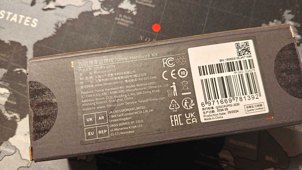 Кабель парковки 70mai UP03 Type-C