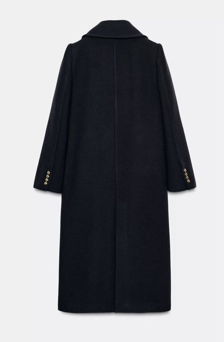 Довге пальто zw collection із змішаної вовни