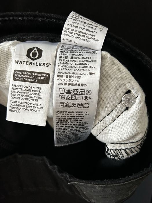 Calcas Pretas levis 514 W36 L30