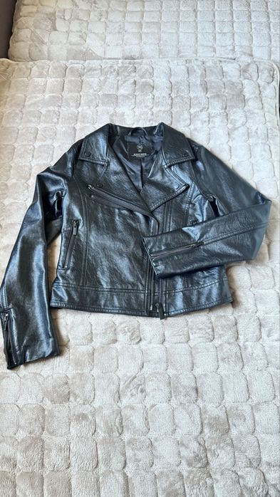 Reserved куртка косуха шкіряна 140 8 9 10 років