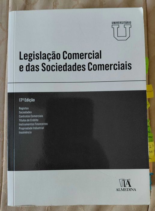Códigos de Direito (Civil, Comercial, Trabalho, CRP e Propriedade)