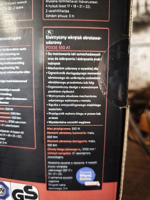 (torba) Klucz do odkręcania kół Parkside