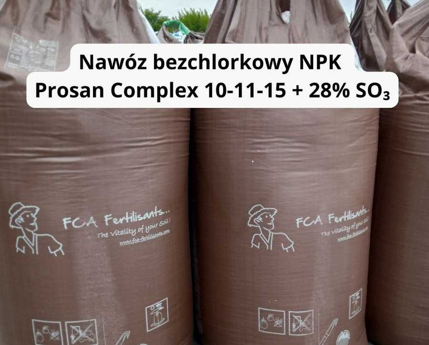 Nawóz bezchlorkowy NPK Prosan Complex 11-11-15 + 28% SO₃