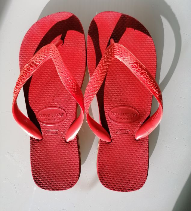 Havaianas Brasil Vermelhas 35-36