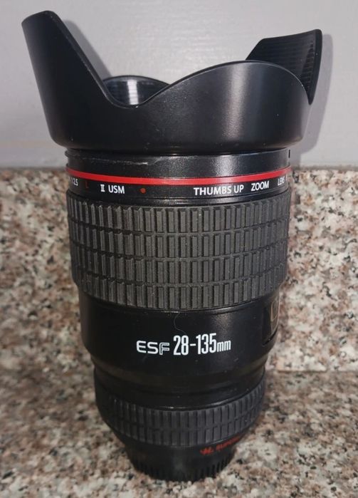 Чашка-термос у вигляді фотооб’єктива Canon.