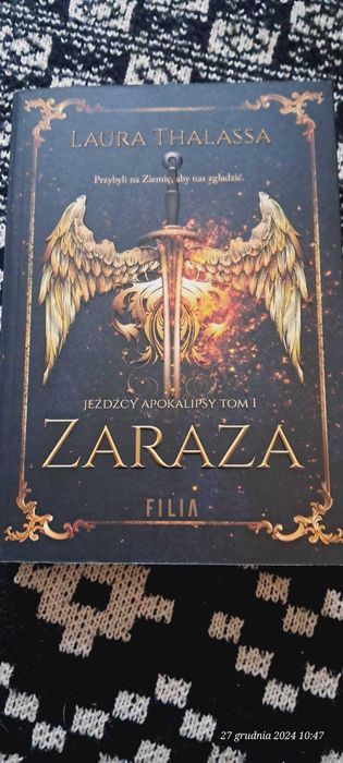 Książka Jeźdźcy Apokalipsy TOM I ZARAZA - Laura Thalassa