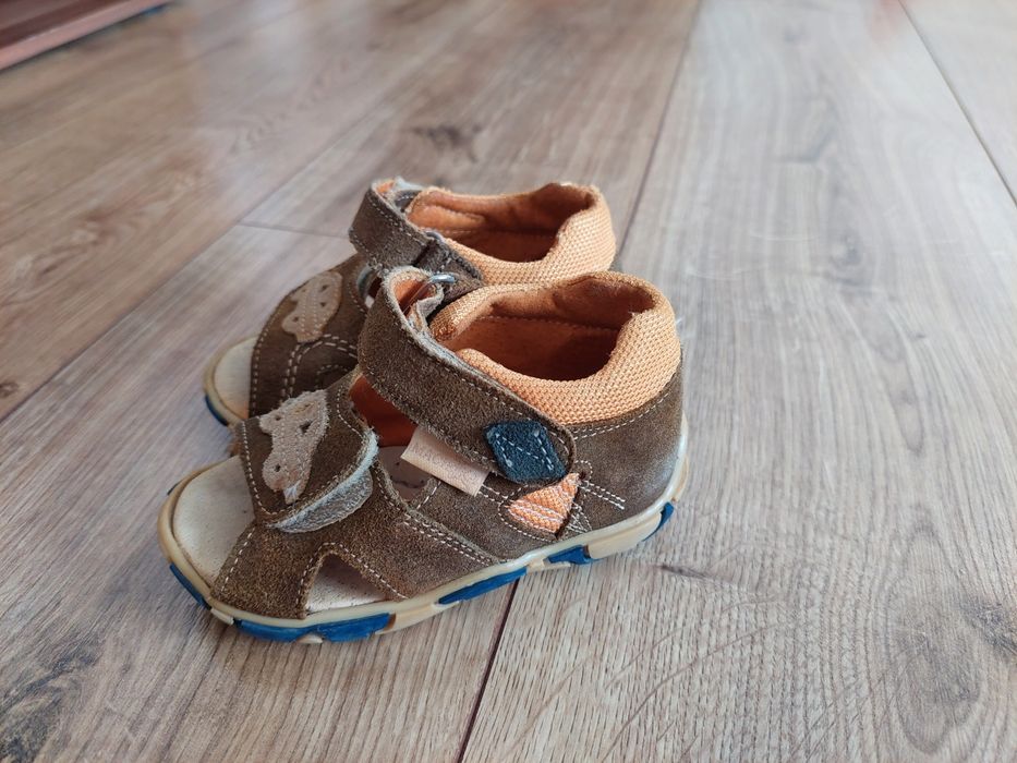 Sandałki chłopięce skórzane 20 Maciejka 13 cm