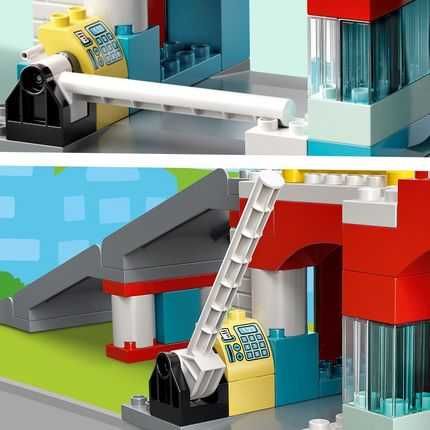 Lego Duplo Parking Myjnia Garaż piętrowy auta