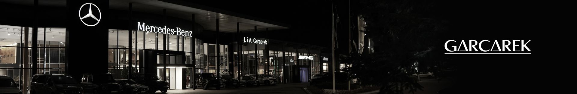 Samochody Nowe - Mercedes-Benz Garcarek ASO Mercedes-Benz Cars, AMG, Vans, Trucks top banner