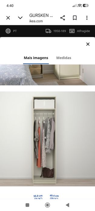 Roupeiro 1 porta