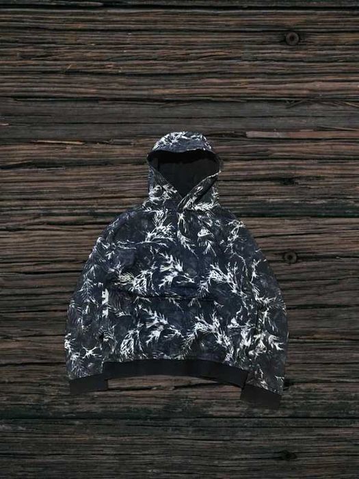 Bluza z kapturem hoodie Nike camo czarny haft logo swoosh