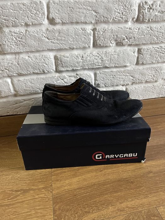 Туфлі чоловічі темно сині