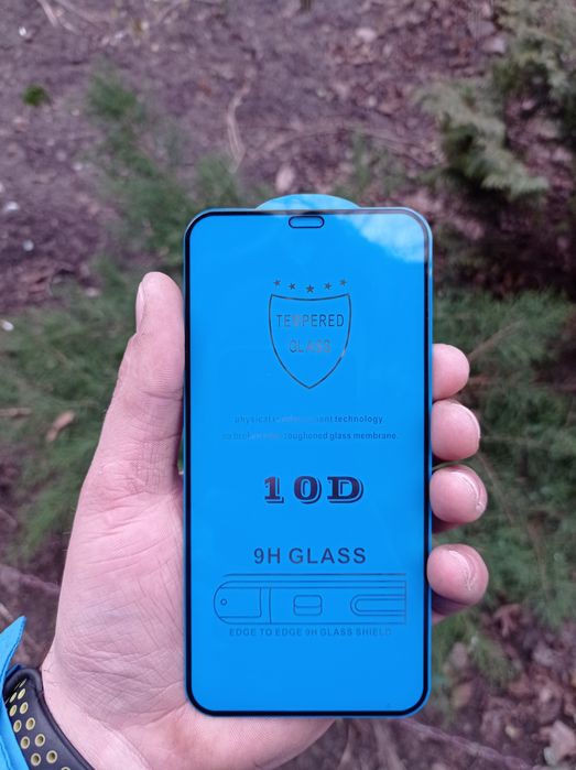 Cкло для iPhone NEW Glass  10 D / захисне скло на айфон