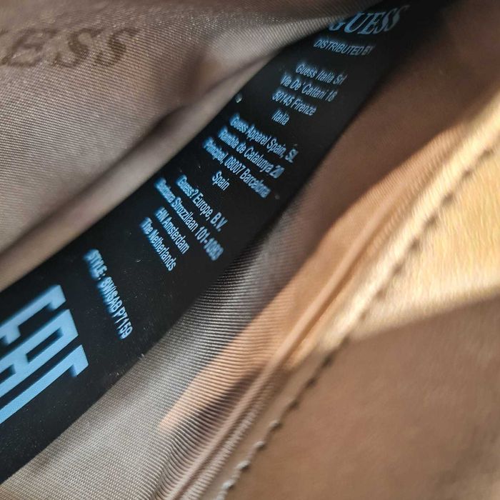 Carteira Senhora GUESS Original – Dourado Metálico |Nova com Etiquetas