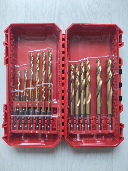 Kpl. Wierteł do metalu Milwaukee HEX SHW HSS--G