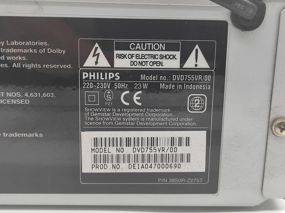Odtwarzacz DVD VHS Philips
