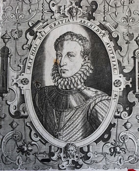MATHIAS DEI GRATIA ARCHIDVX AVSTRIAE, gravura