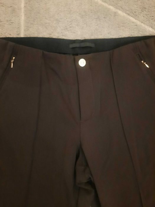 Brązowe spodnie damskie MAC rozmiar 44/46