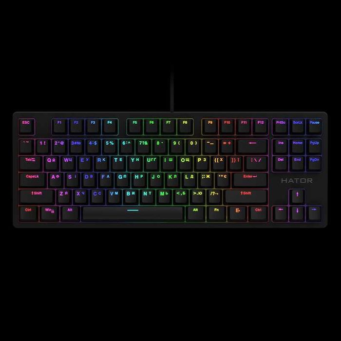 HATOR Rockfall TKL Mecha (87 клавіш, RGB, PBT)