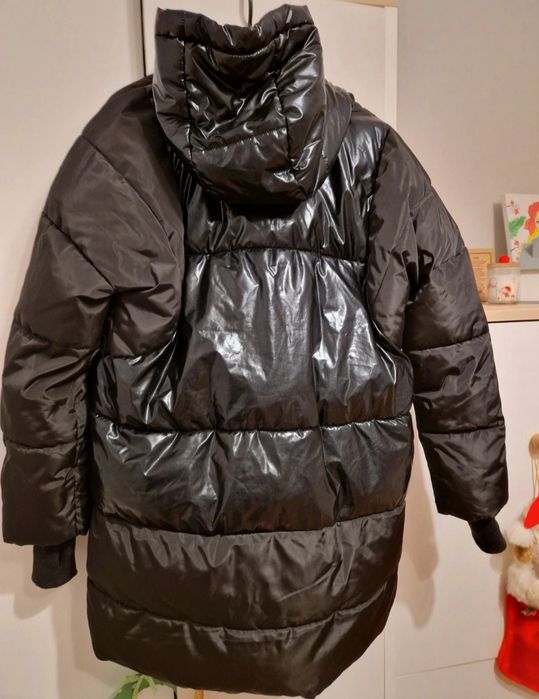 Kurtka czarna zimowa zima mohito s m idealna